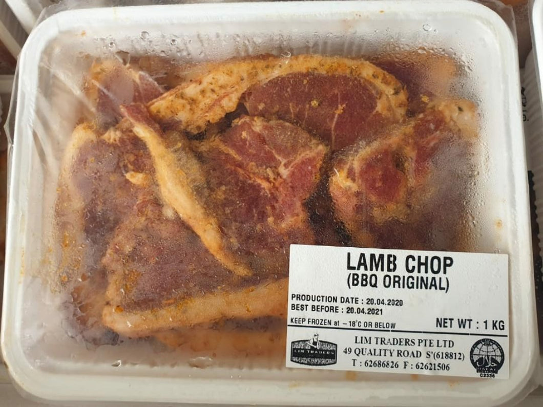 LAMB CHOPS BBQ ORIGINAL 1KG
